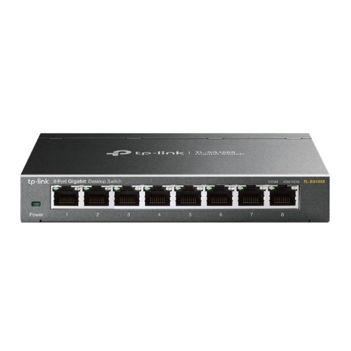 TP-Link TL-SG108S Switch de 8 Puertos Gigabit Ethernet Negro TP-Link TL-SG108S Switch de 8 Puertos Gigabit Ethernet Negro